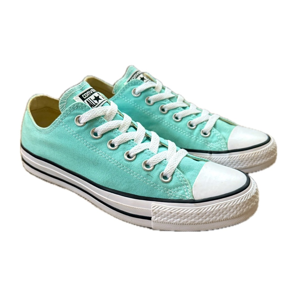 Converse Chuck Taylor All Star CTAS Low 130118F Aruba Blue Sneakers W 8 M 6